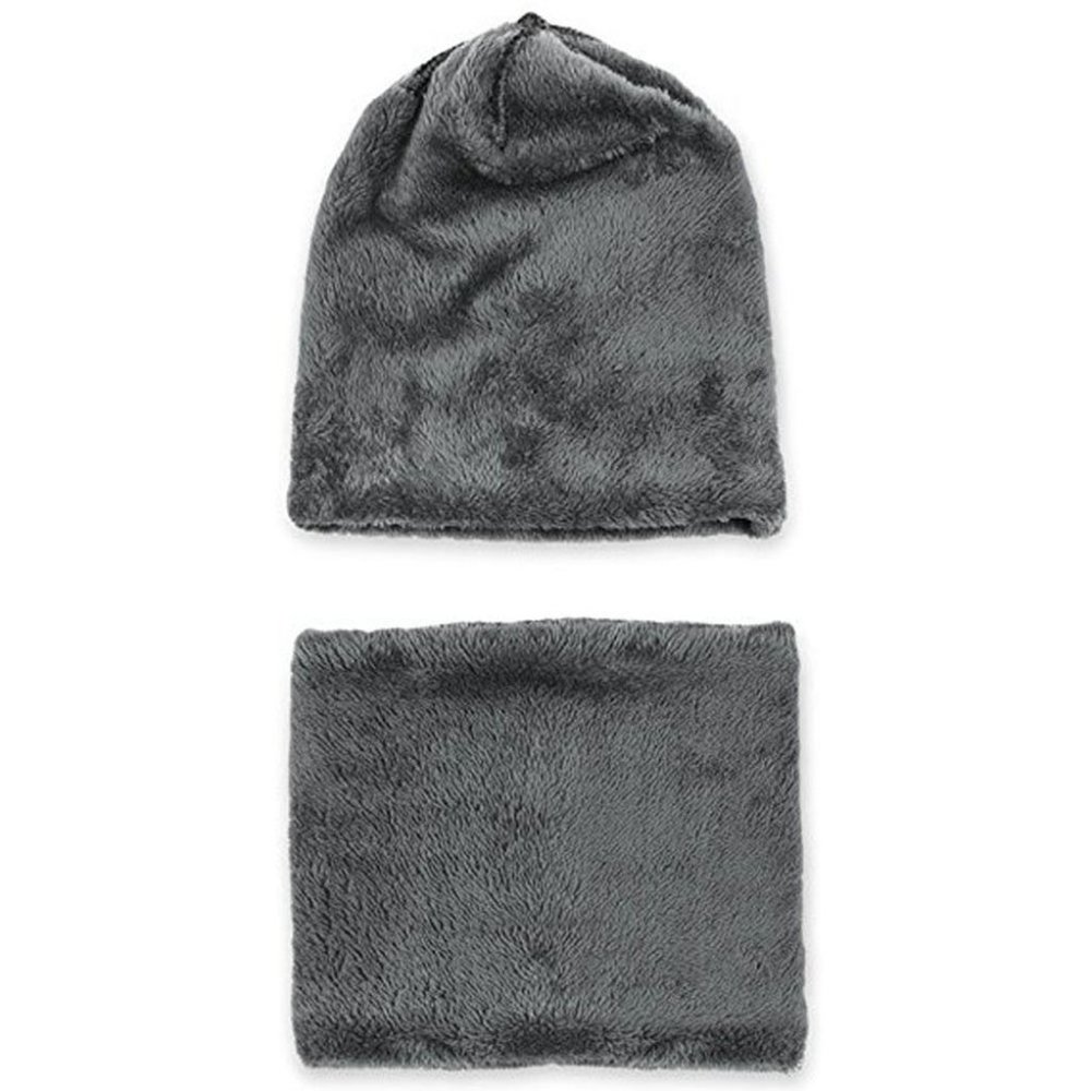 ✨✨BRAND NEW Winter Knit Skull Cap Beanie Hat with Neck Gaiter - Picture 2 of 9